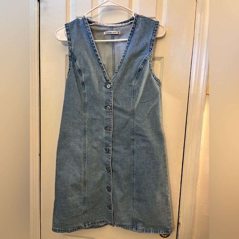 Abercrombie & Fitch Light Blue Denim Dress